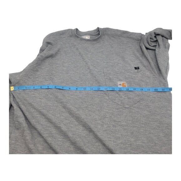 Carhartt Shirt Men L Gray Flame Resistant Force Workwear Gorpcore Rancher - Picture 4 of 8